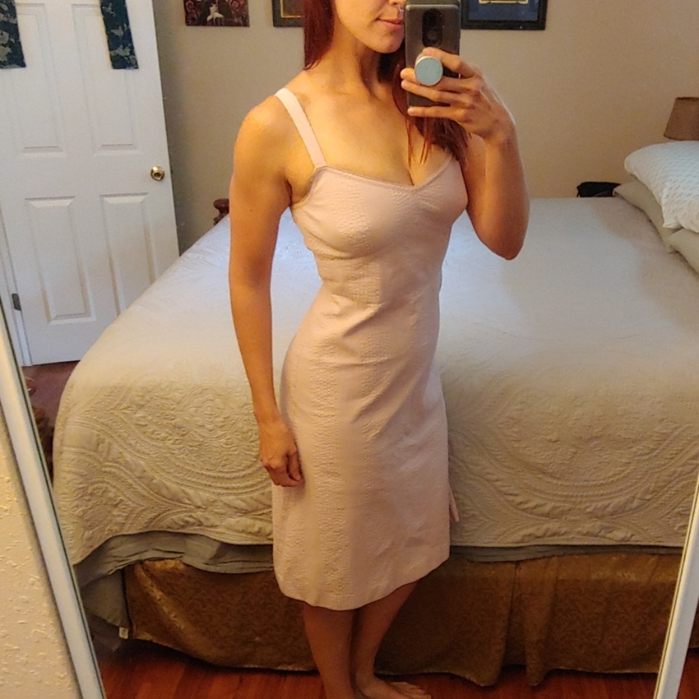 Pink A-line JCrew Dress